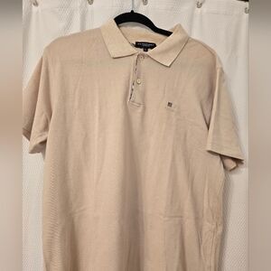 Beige Burberry Polo Shirt